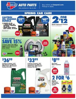 Weekly ad CarQuest 03/30/2023 - 05/24/2023