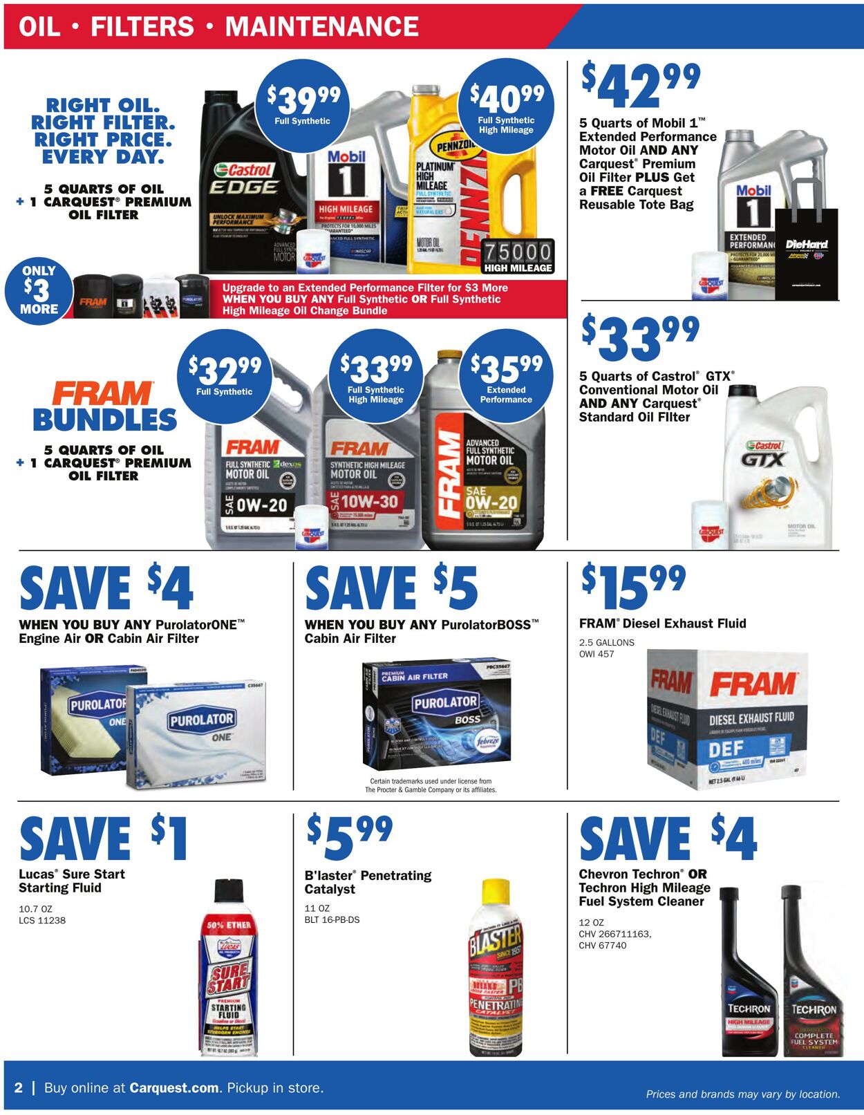 Weekly ad CarQuest 09/01/2023 - 10/11/2023