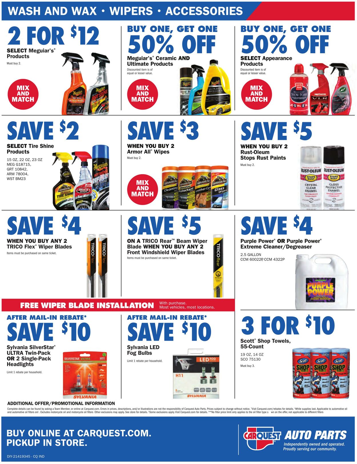 Weekly ad CarQuest 09/01/2023 - 10/11/2023