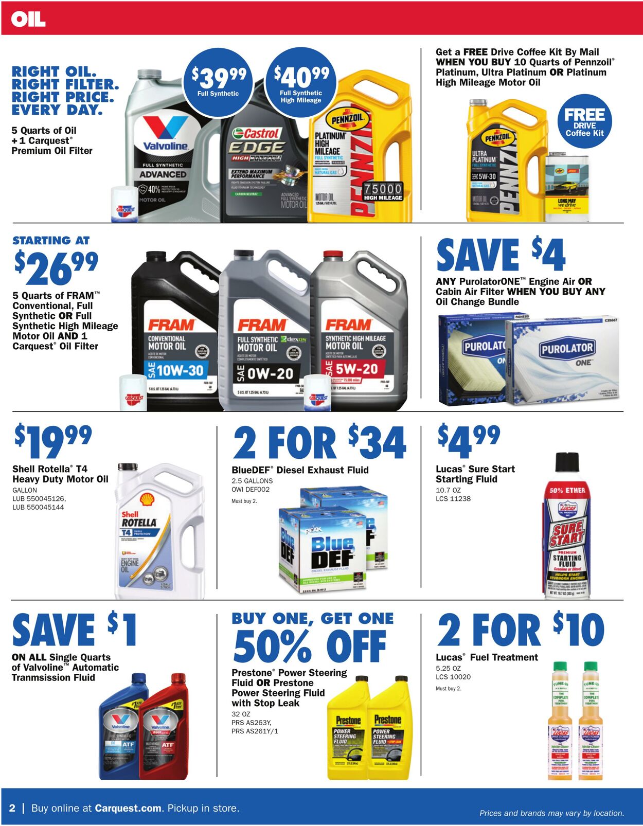 Weekly ad CarQuest 10/12/2023 - 12/06/2023