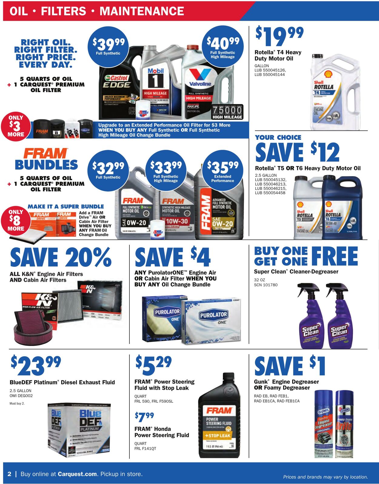 Weekly ad CarQuest 08/22/2023 - 09/16/2023