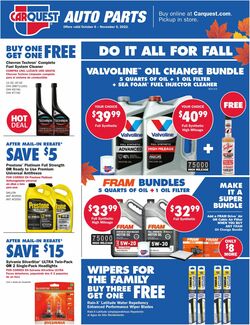 Weekly ad Advance Auto Parts 10/06/2022-11/09/2022