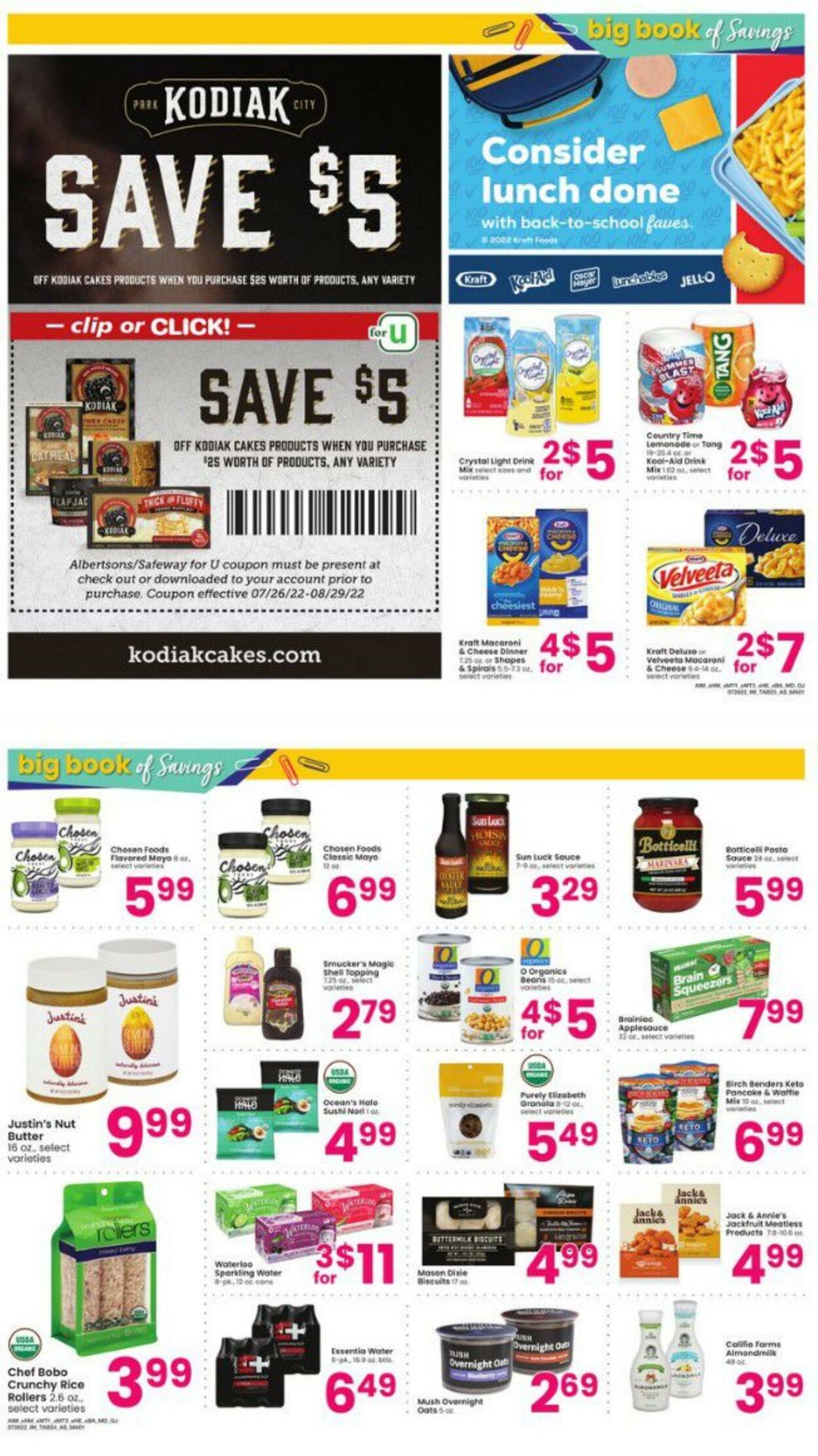 Weekly ad Albertsons 07/26/2022 - 08/29/2022