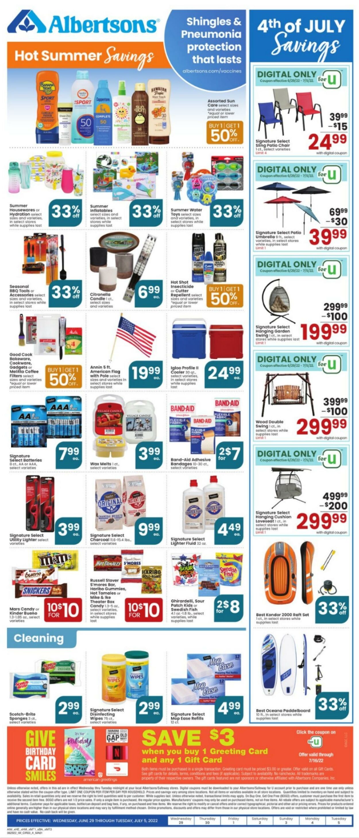 Weekly ad Albertsons 06/29/2022 - 07/05/2022