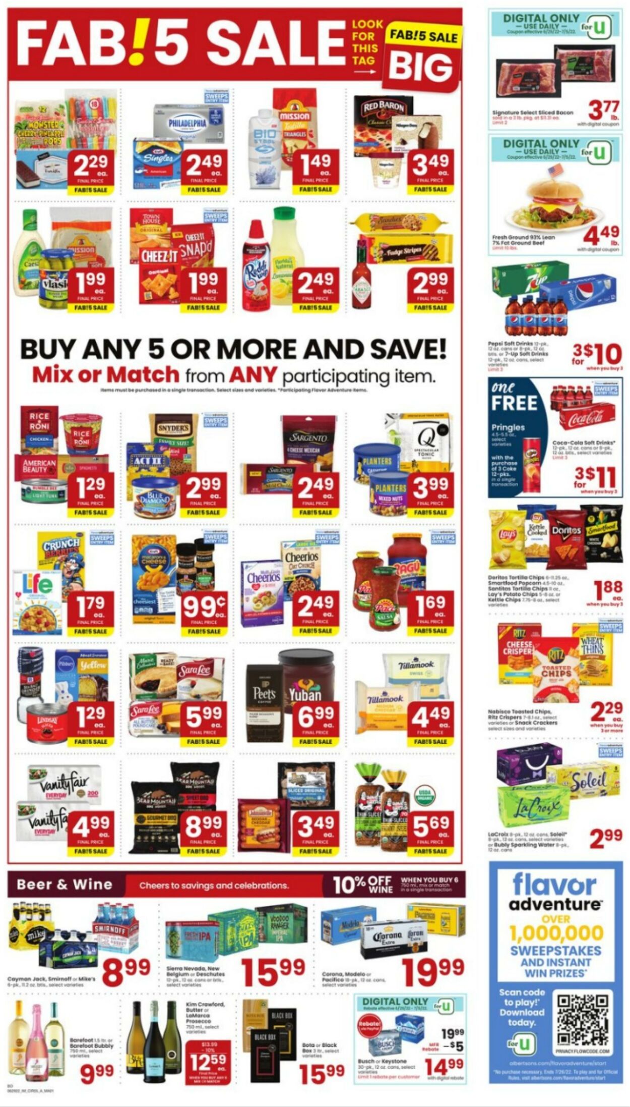 Weekly ad Albertsons 06/29/2022 - 07/05/2022