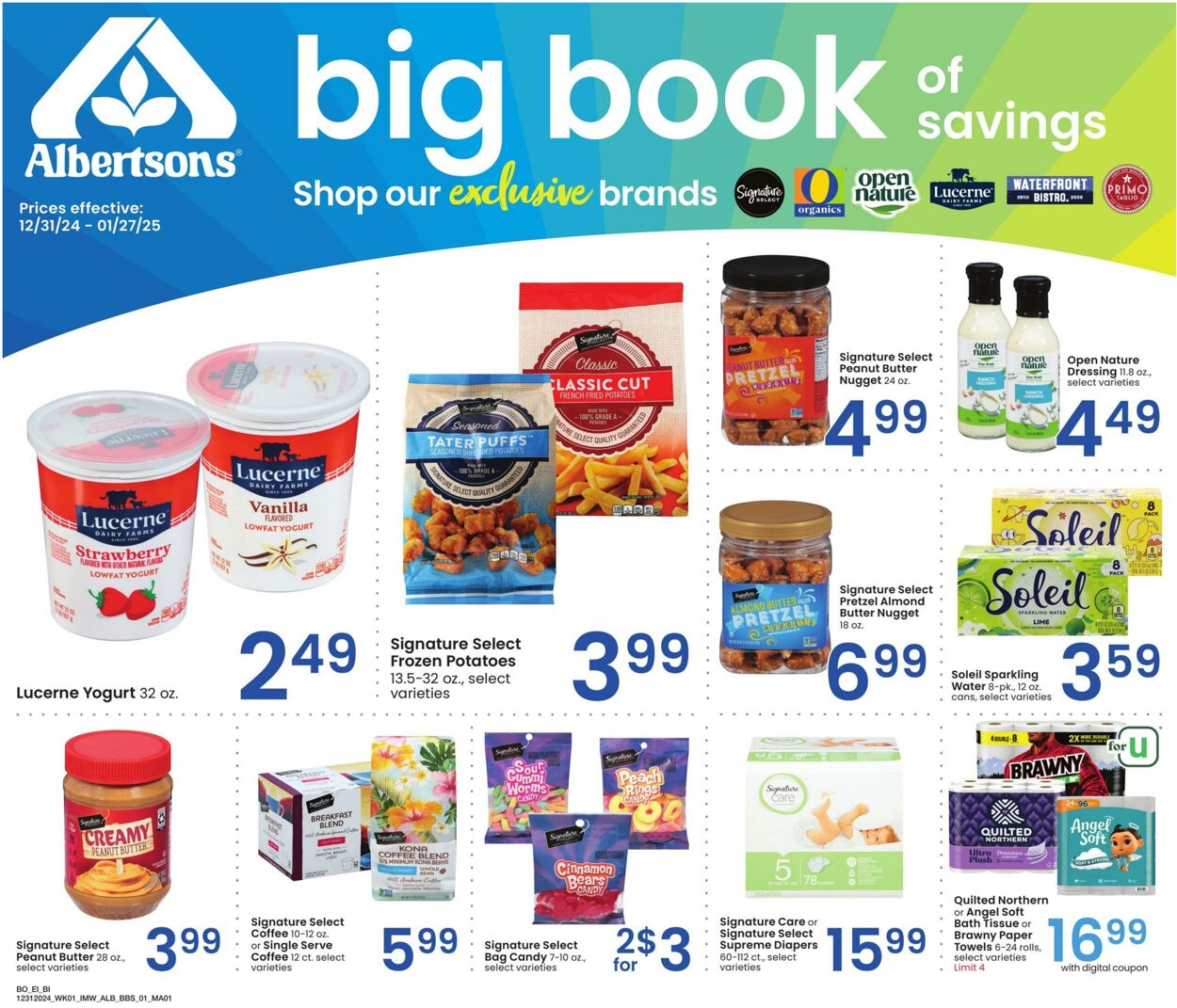 Weekly ad Albertsons 12/31/2024 - 01/27/2025