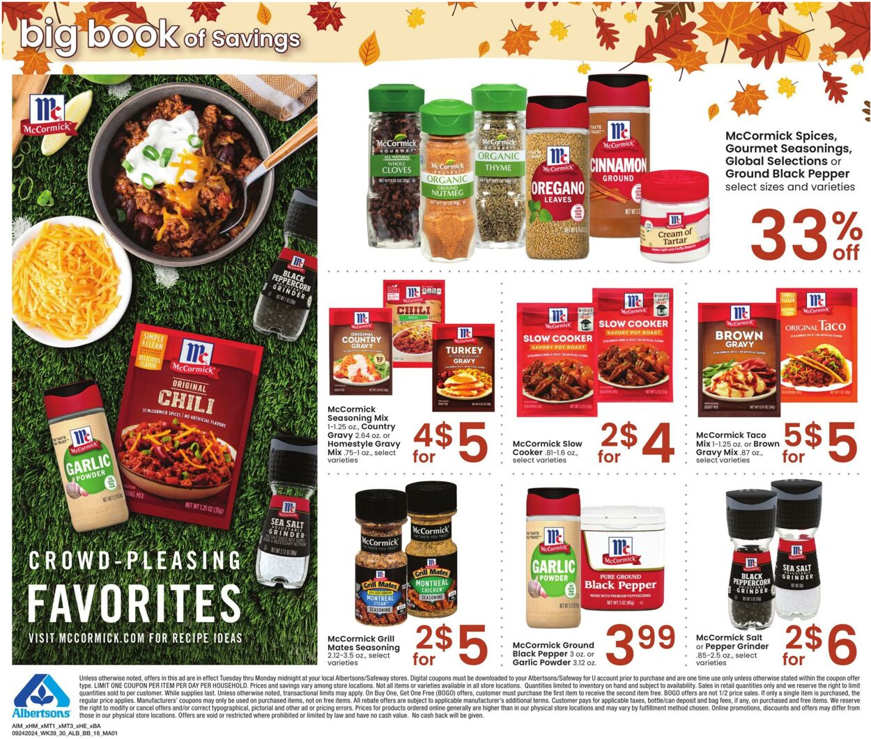 Weekly ad Albertsons 09/24/2024 - 10/24/2024