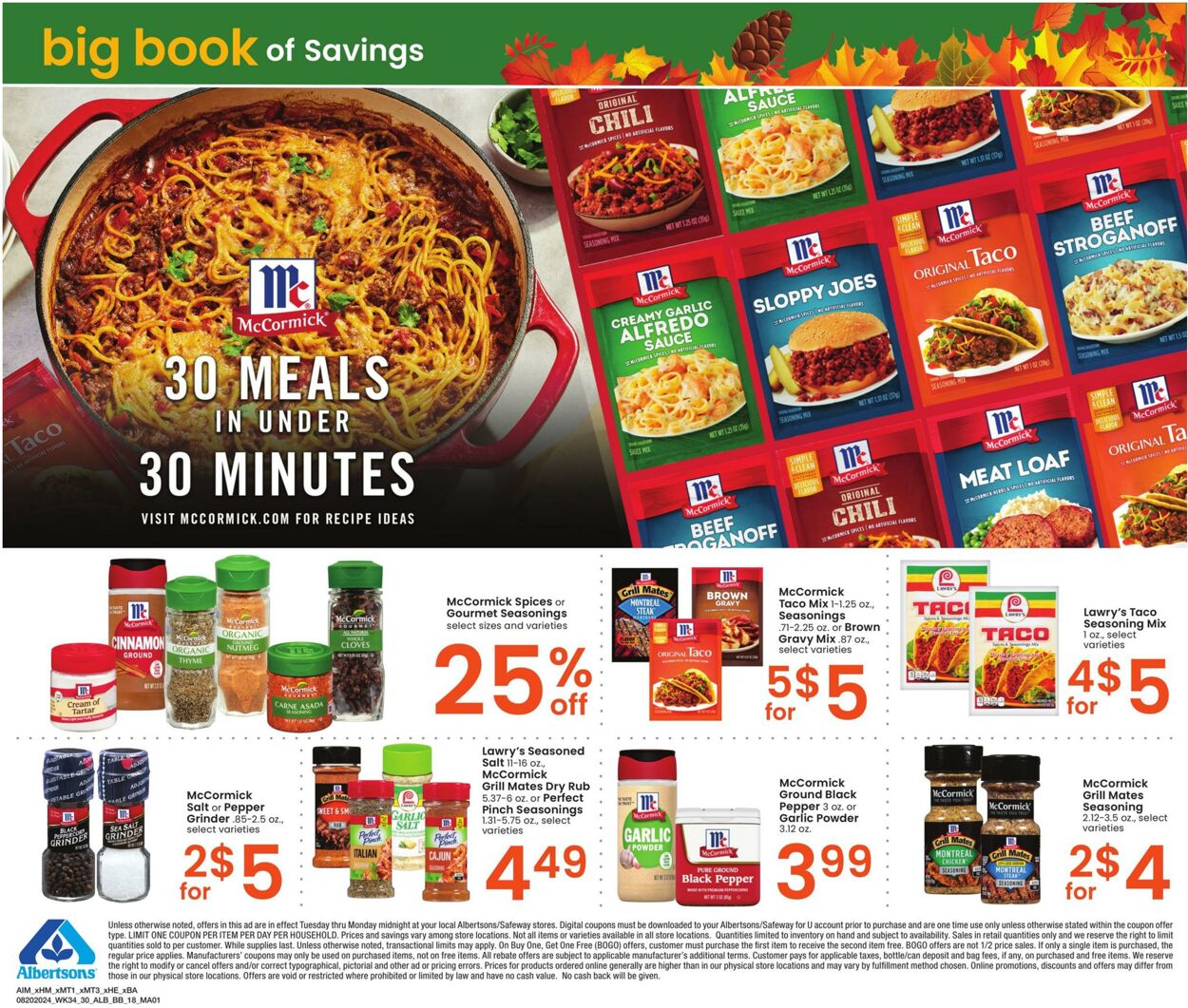 Weekly ad Albertsons 08/20/2024 - 09/23/2024