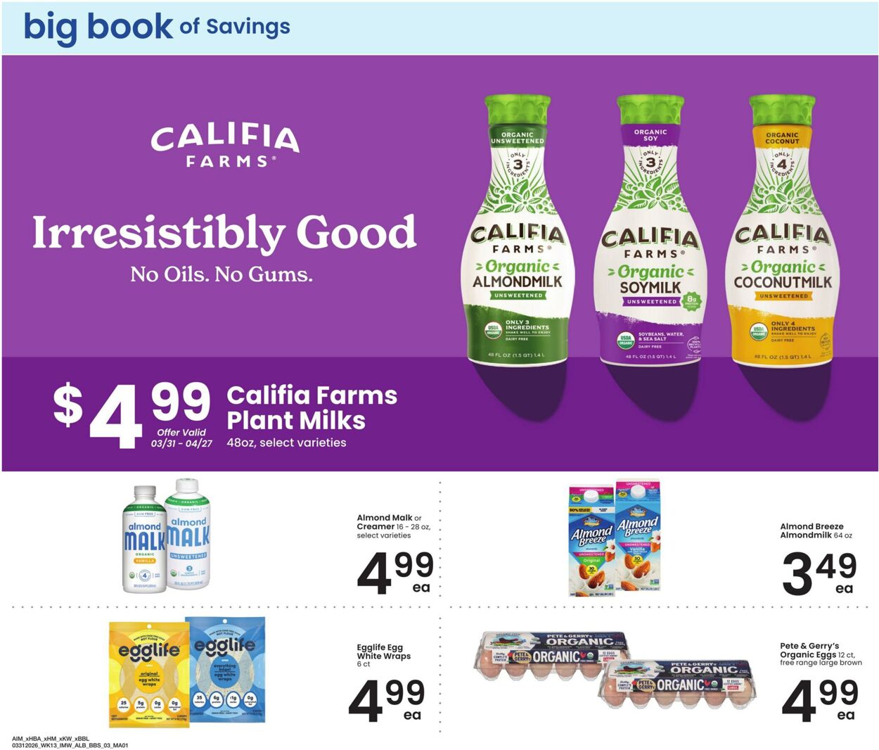 Weekly ad Albertsons 03/31/2026 - 04/27/2026