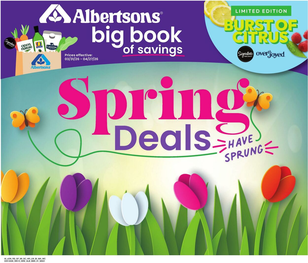 Weekly ad Albertsons 03/31/2026 - 04/27/2026