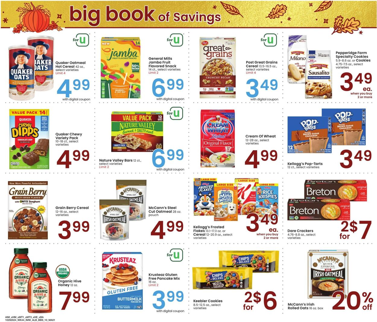 Weekly ad Albertsons 10/29/2024 - 12/02/2024