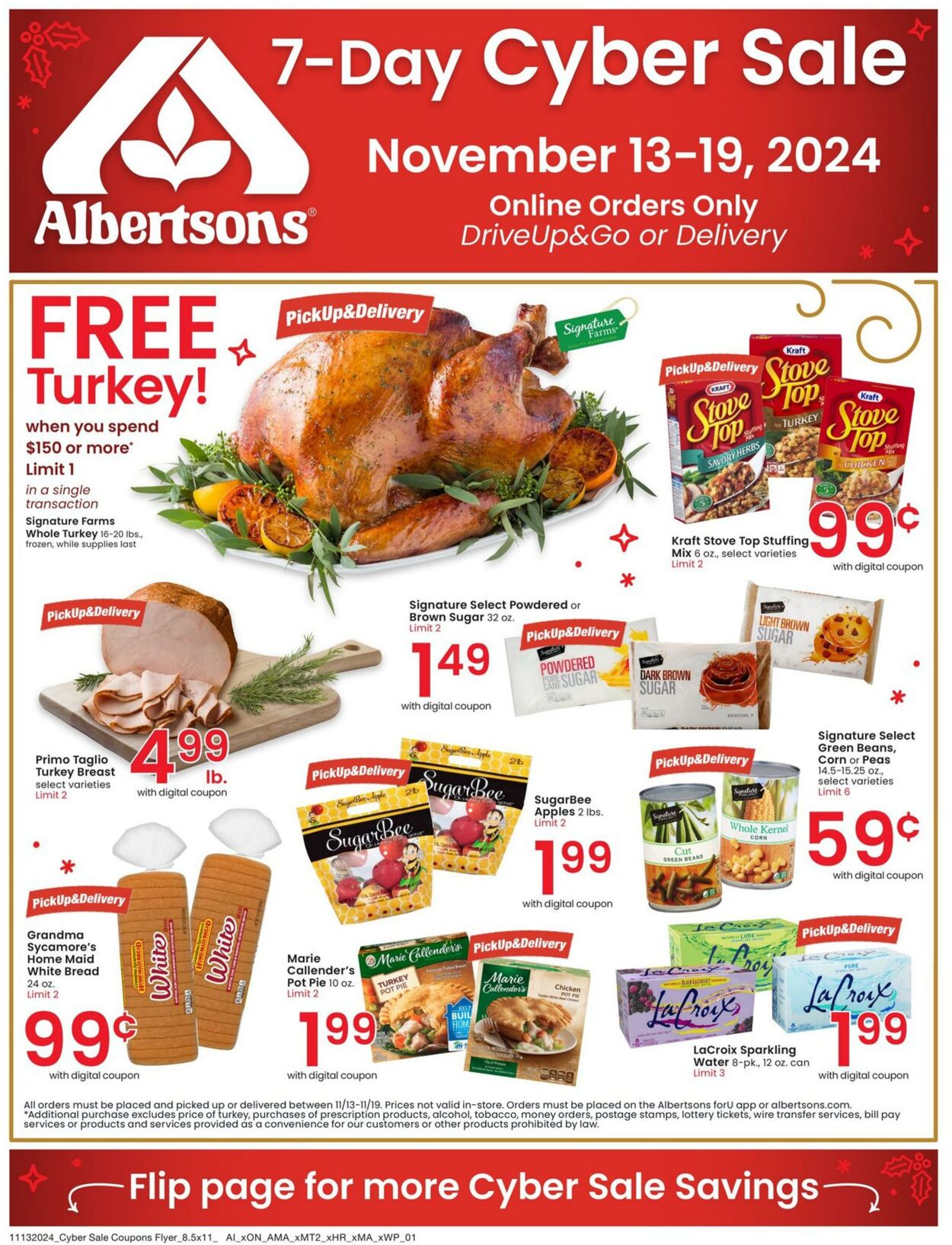 Weekly ad Albertsons 11/13/2024 - 11/19/2024