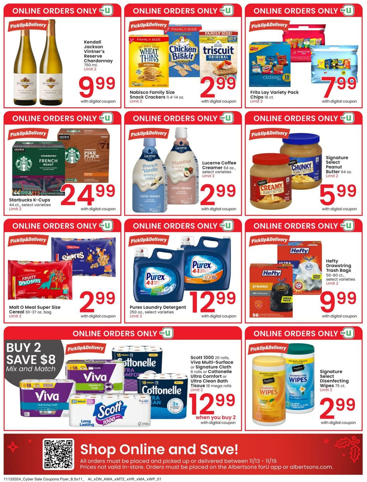 Weekly ad Albertsons 11/13/2024 - 11/19/2024