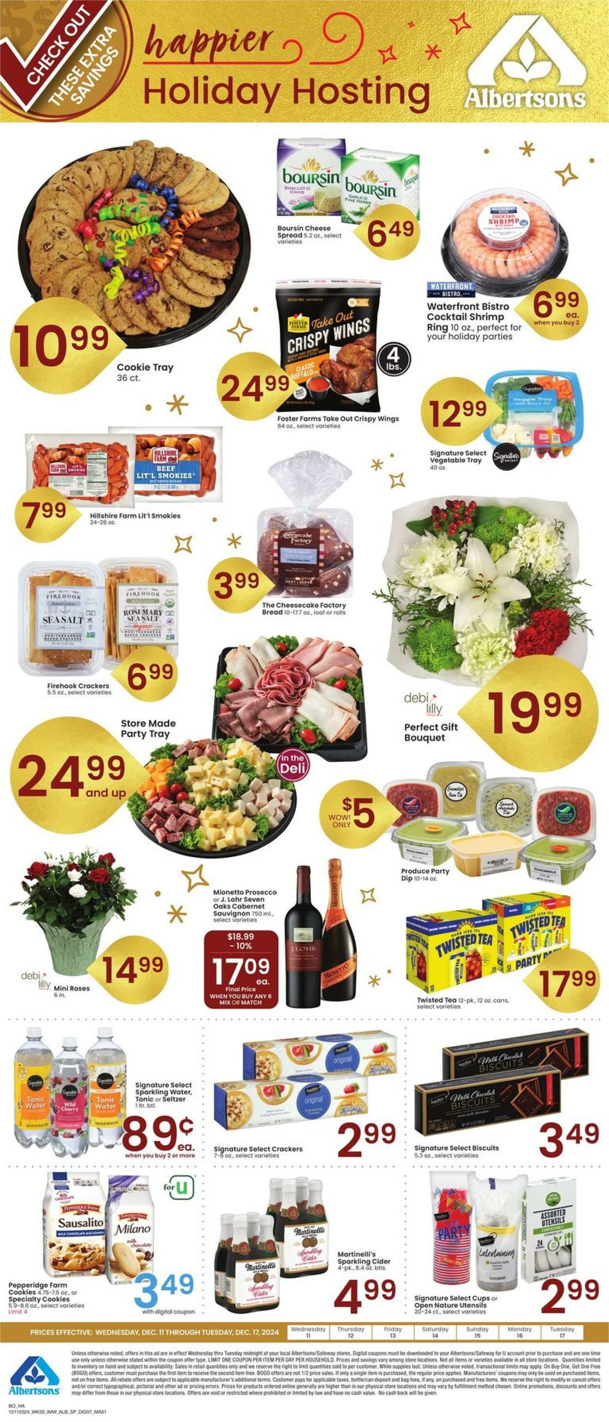 Weekly ad Albertsons 12/11/2024 - 12/17/2024