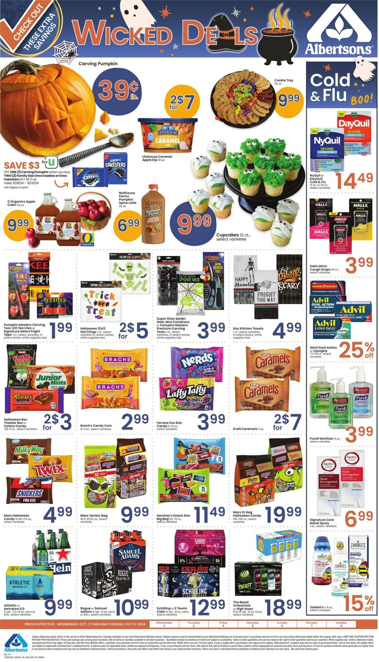 Weekly ad Albertsons 10/02/2024 - 10/08/2024