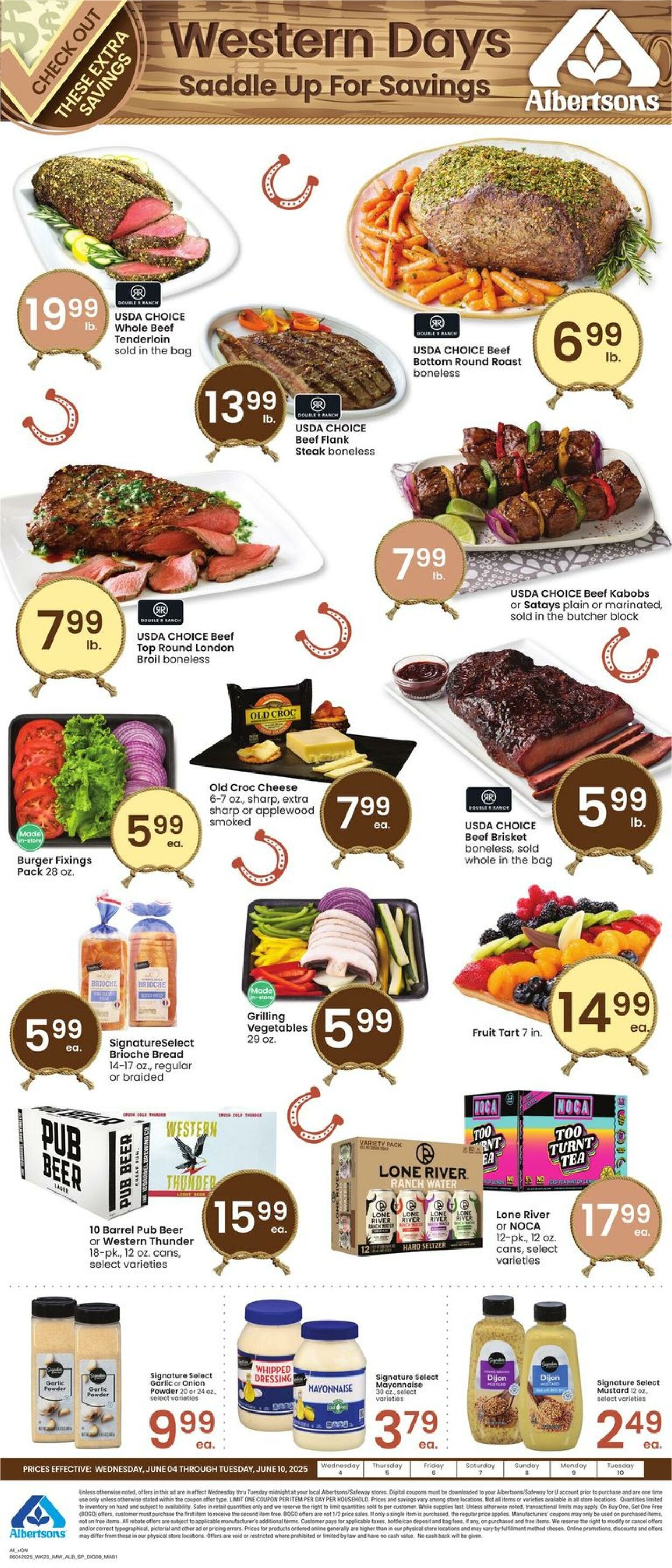 Weekly ad Albertsons 06/04/2025 - 06/10/2025