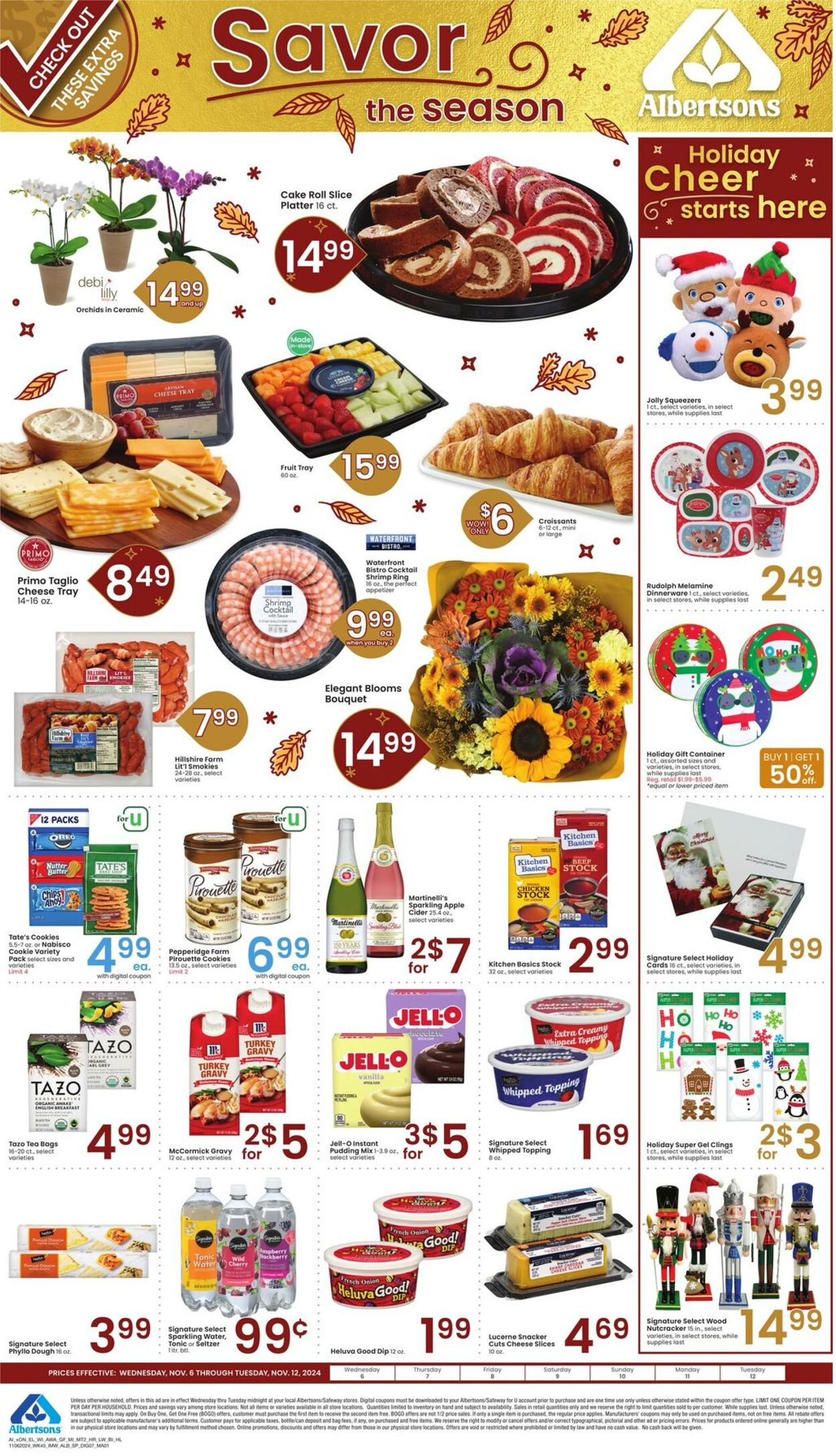 Weekly ad Albertsons 11/06/2024 - 11/12/2024