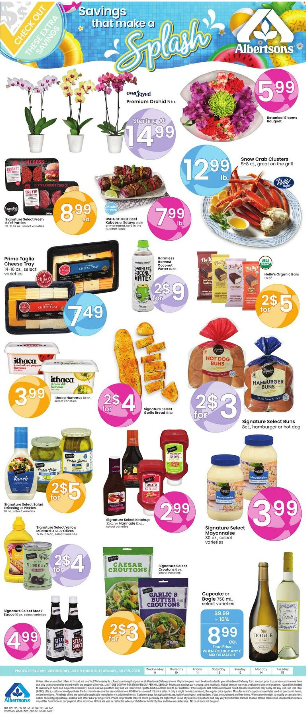 Weekly ad Albertsons 07/09/2025 - 07/15/2025