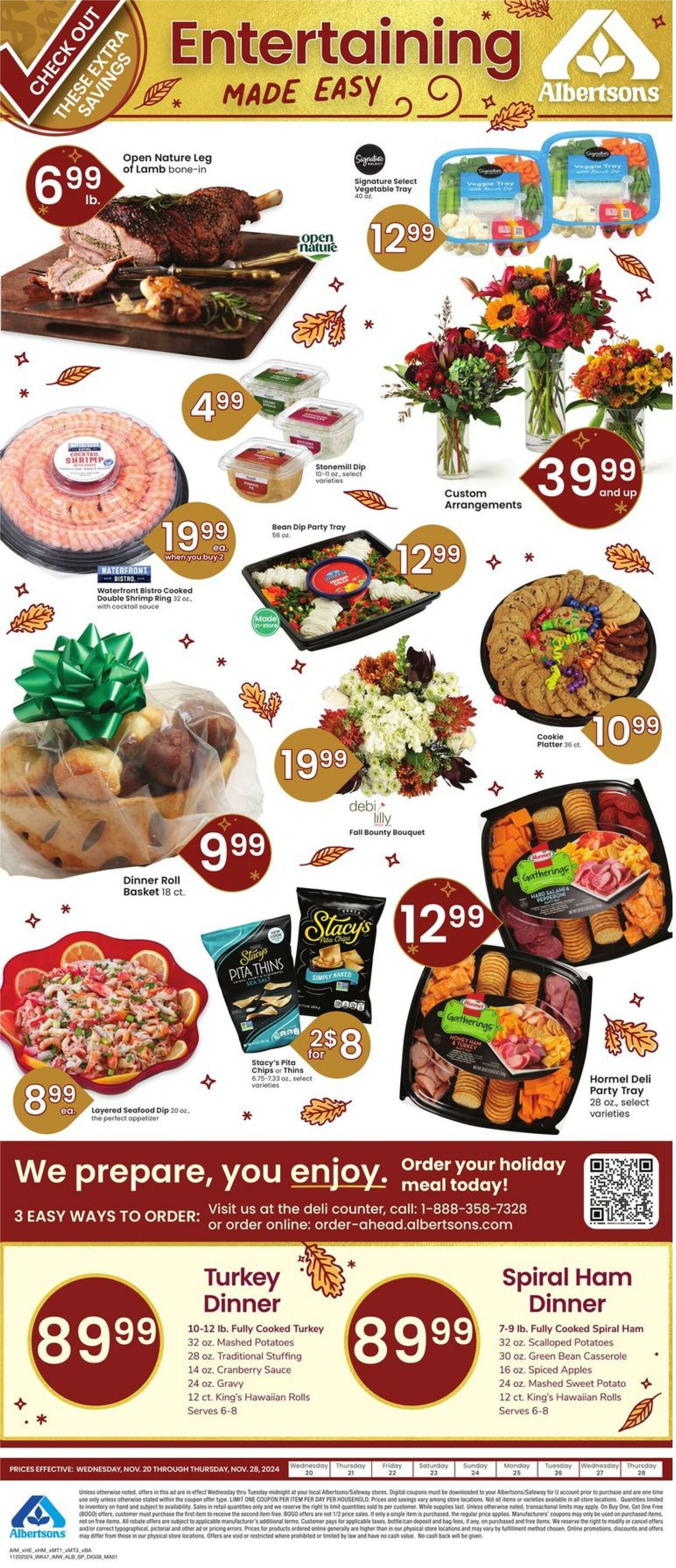 Weekly ad Albertsons 11/20/2024 - 11/28/2024