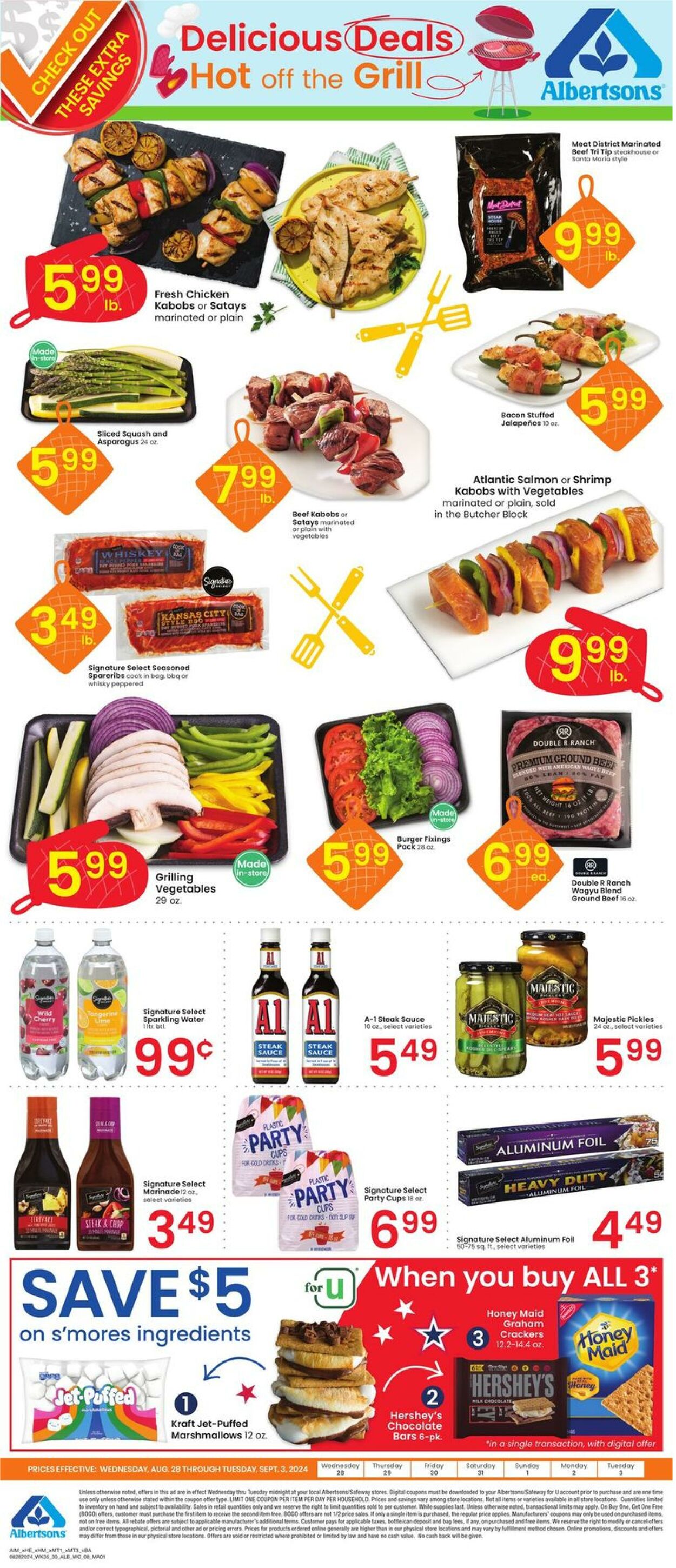 Weekly ad Albertsons 08/28/2024 - 09/03/2024