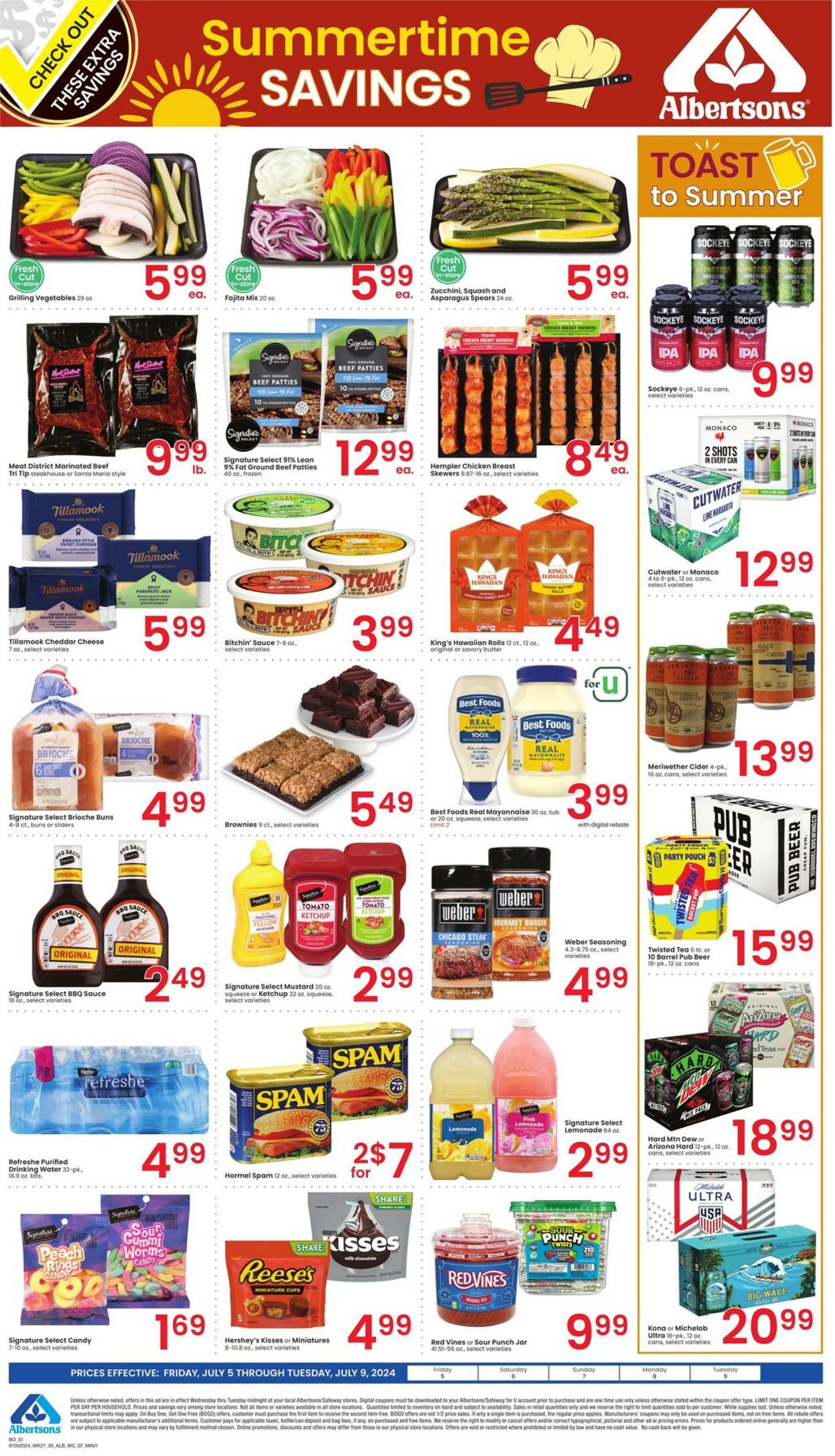 Weekly ad Albertsons 07/05/2024 - 07/09/2024