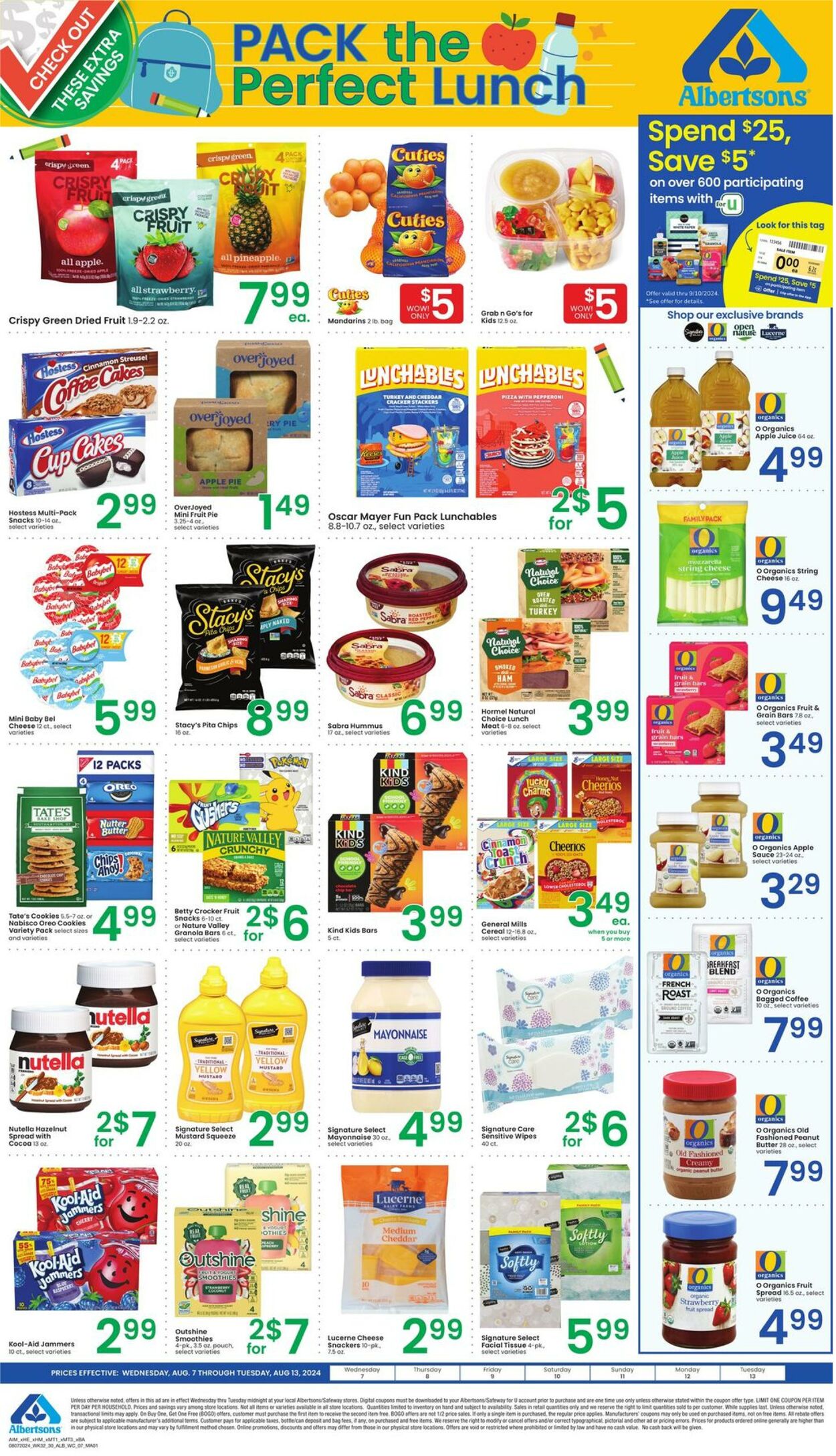 Weekly ad Albertsons 08/07/2024 - 08/13/2024