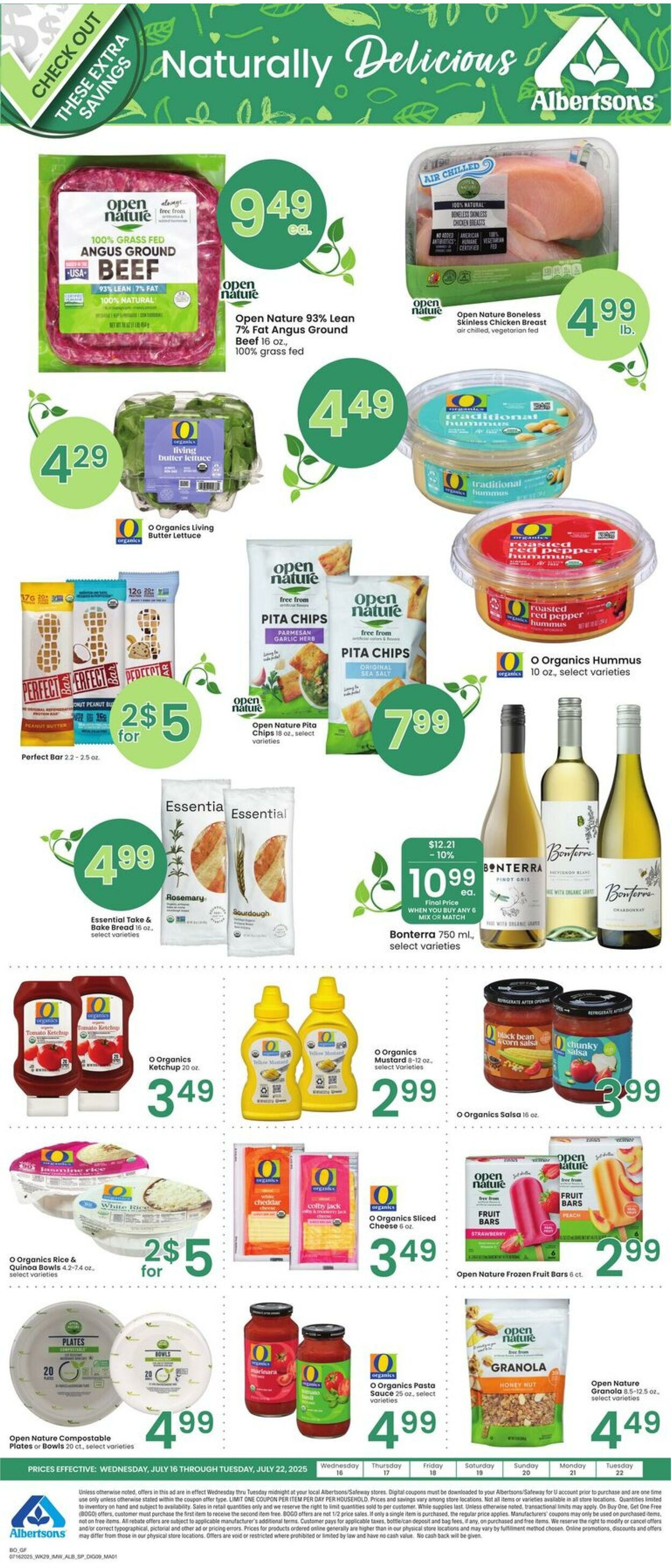 Weekly ad Albertsons 07/16/2025 - 07/22/2025
