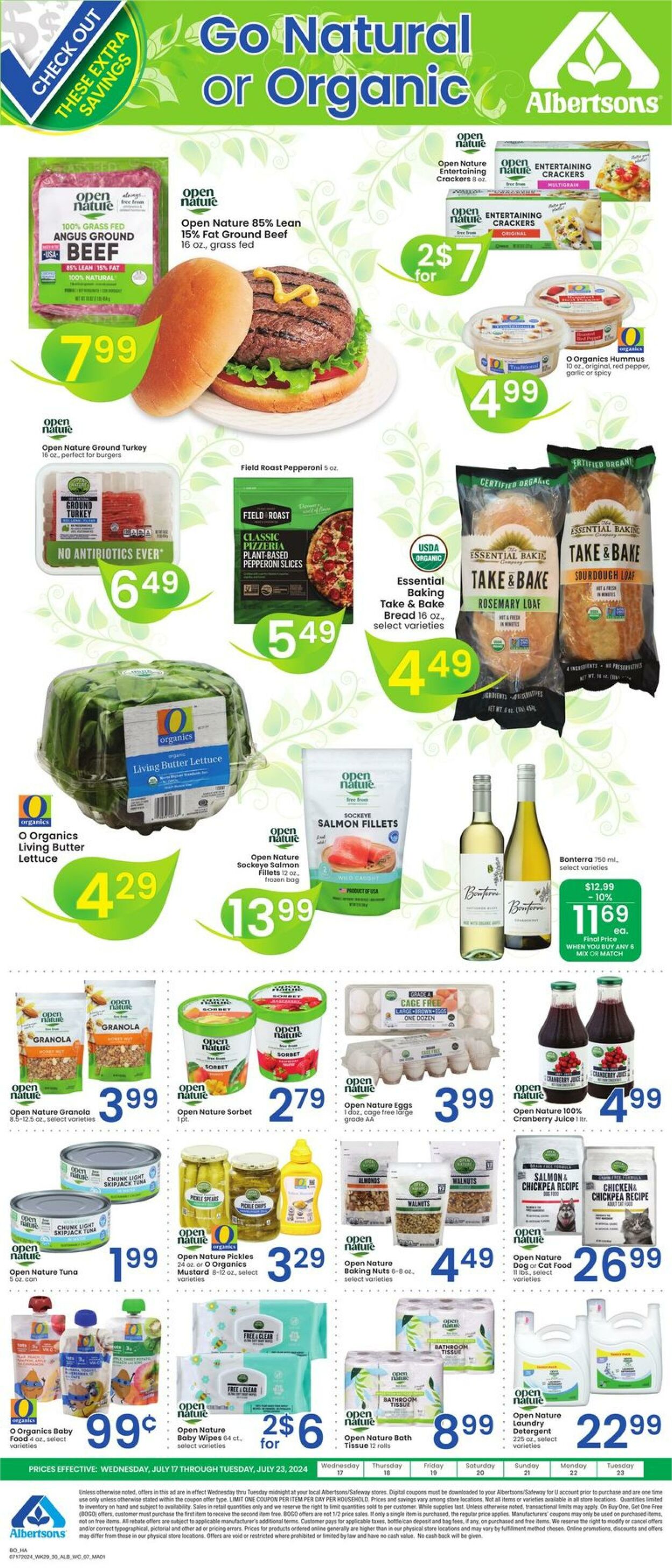 Weekly ad Albertsons 07/17/2024 - 07/23/2024