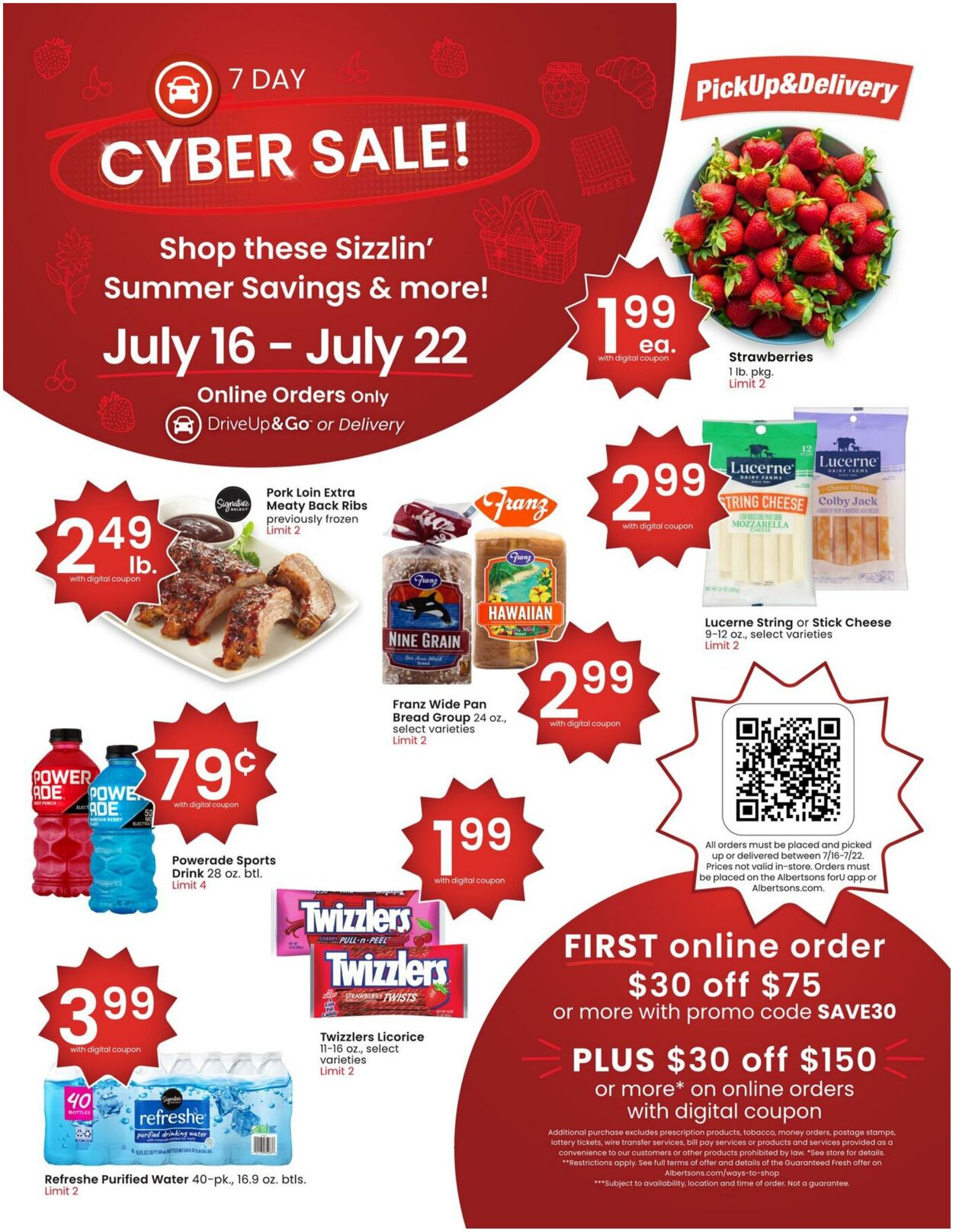 Weekly ad Albertsons 07/16/2025 - 07/22/2025