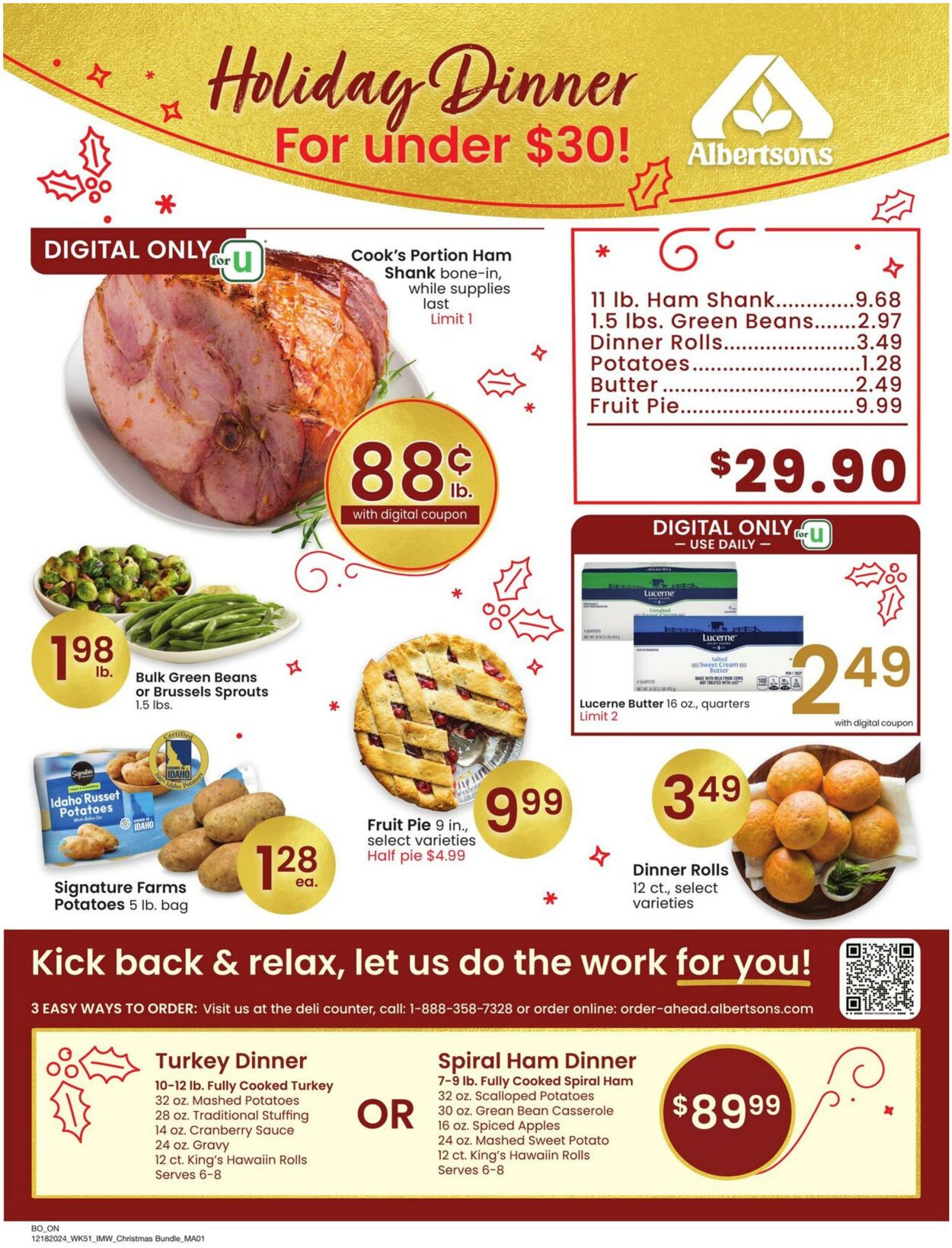 Weekly ad Albertsons 12/18/2024 - 12/24/2024