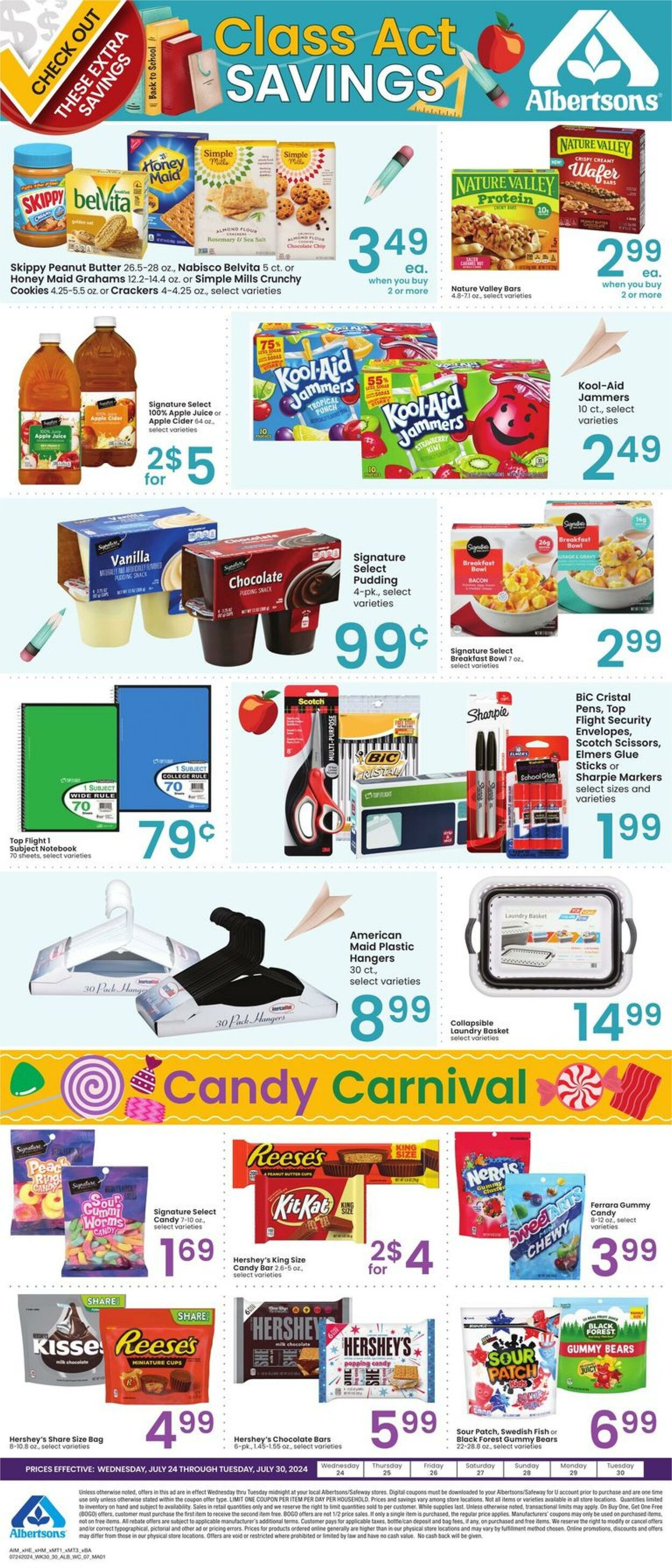 Weekly ad Albertsons 07/24/2024 - 07/30/2024