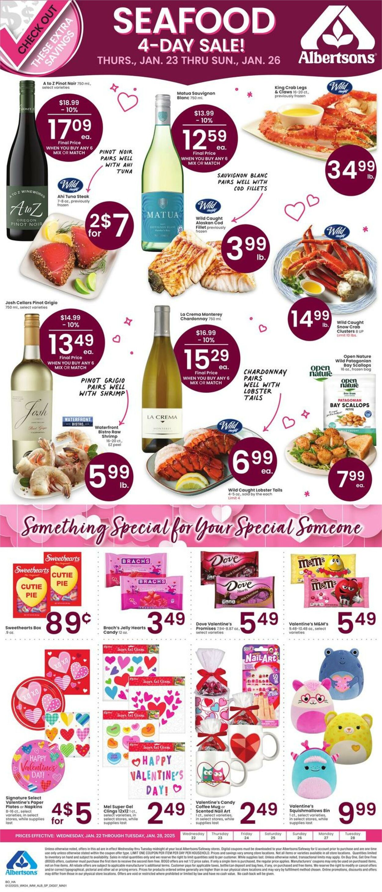 Weekly ad Albertsons 01/22/2025 - 01/28/2025