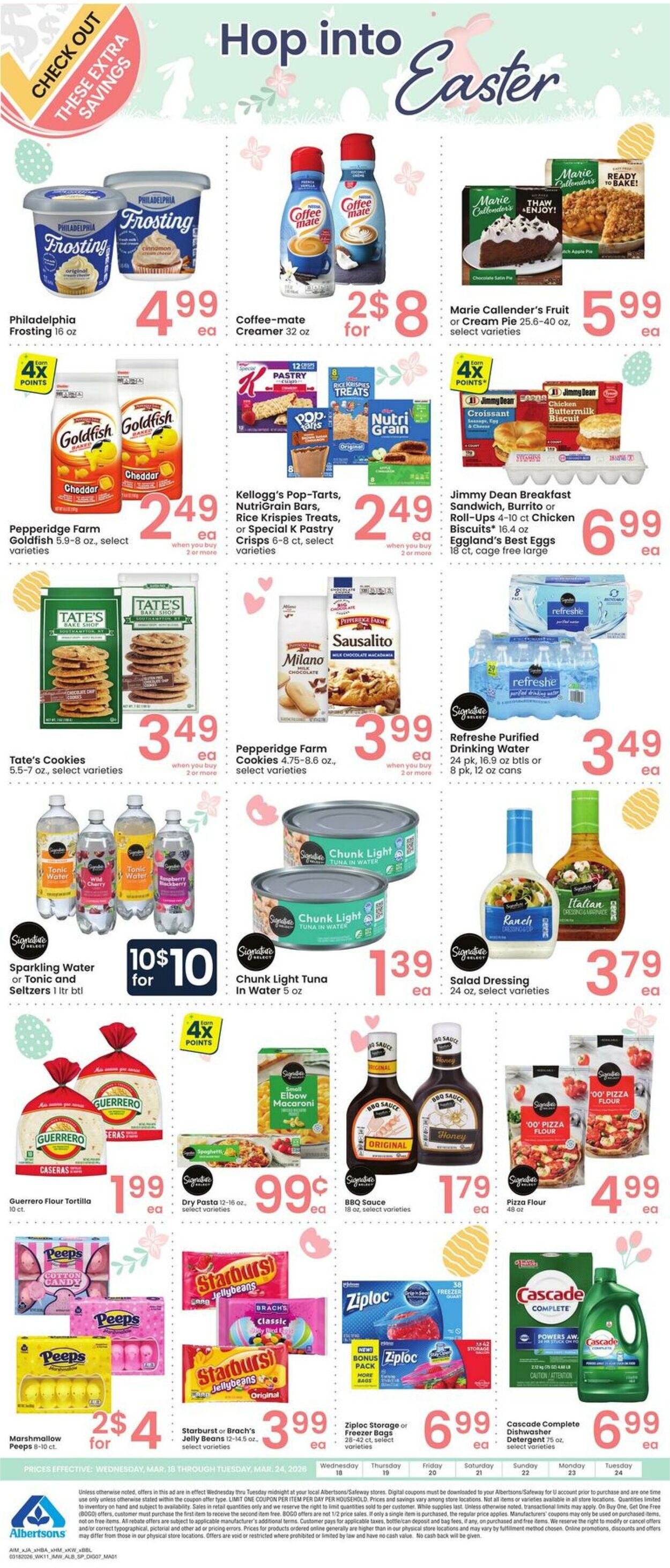 Weekly ad Albertsons 03/18/2026 - 03/24/2026