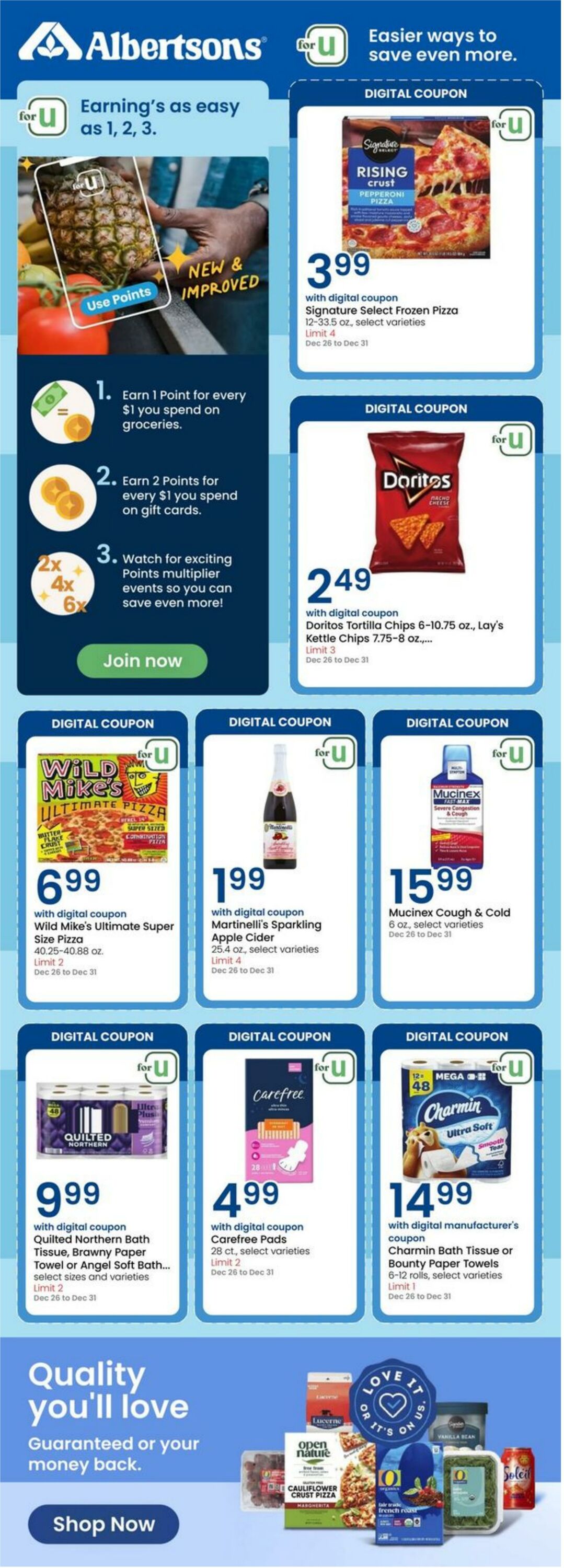 Weekly ad Albertsons 12/26/2024 - 12/31/2024