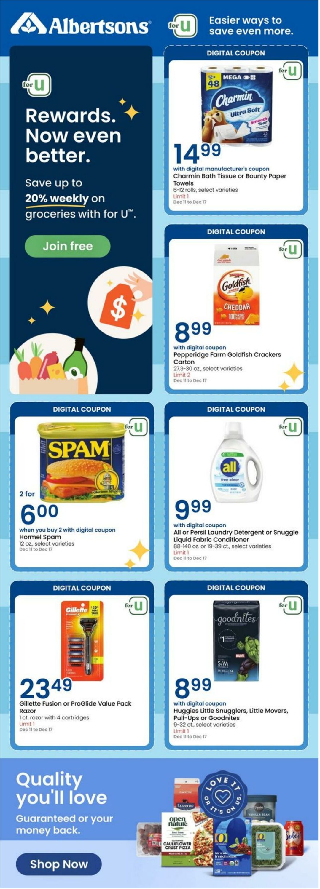 Weekly ad Albertsons 12/11/2024 - 12/17/2024