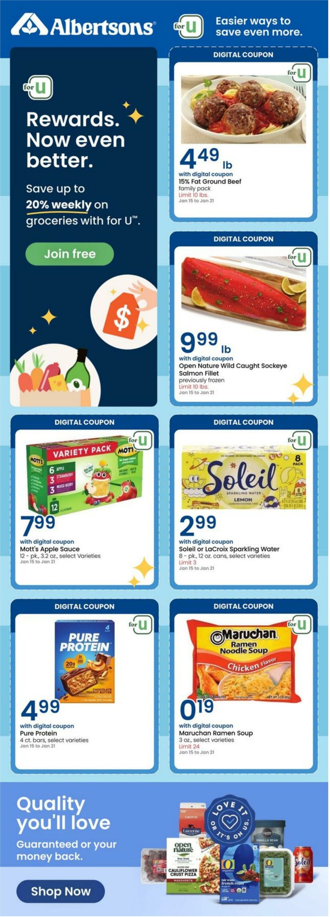 Weekly ad Albertsons 01/15/2025 - 01/21/2025