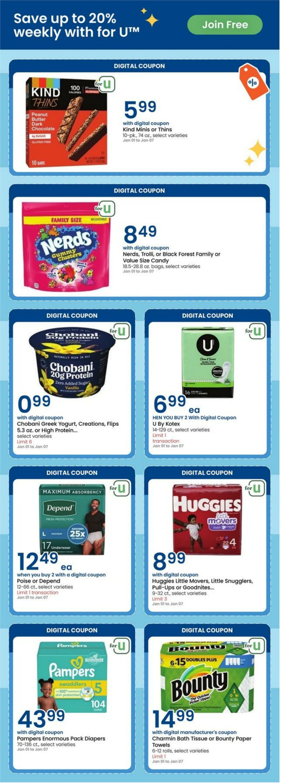 Weekly ad Albertsons 01/01/2025 - 01/07/2025