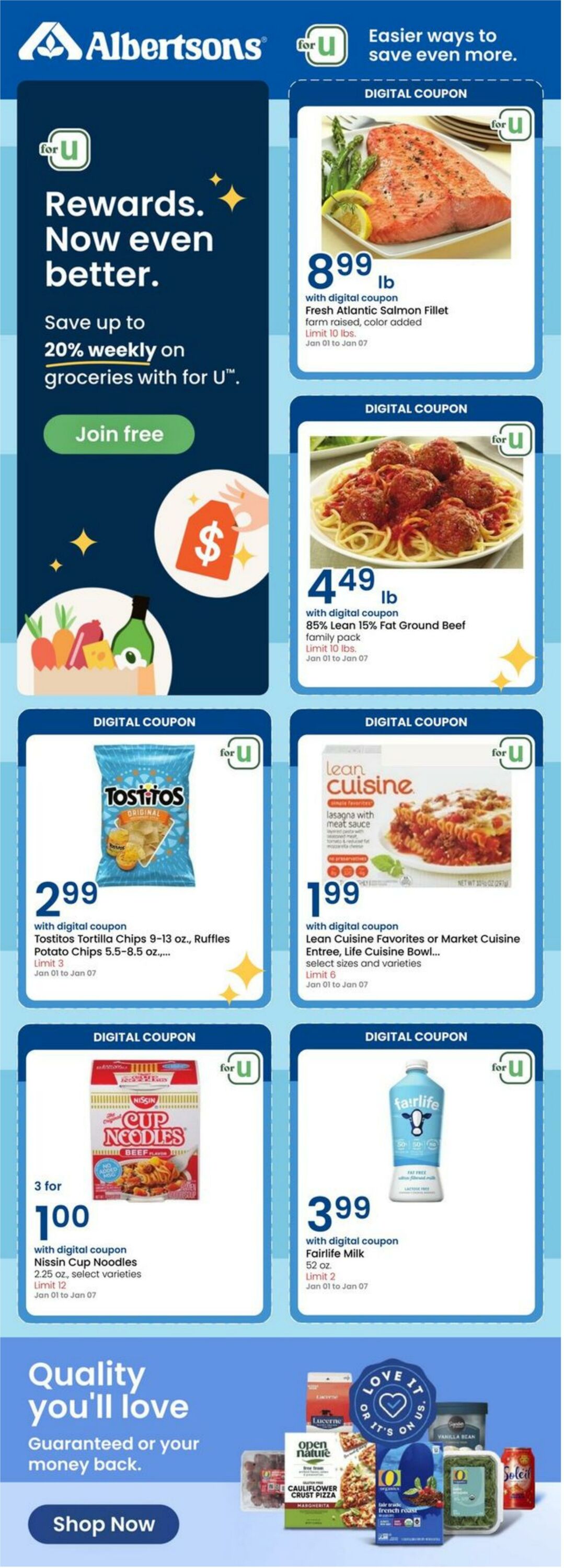 Weekly ad Albertsons 01/01/2025 - 01/07/2025