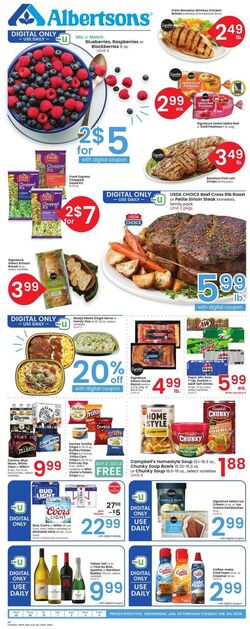 Weekly ad Albertsons 01/29/2025 - 02/04/2025