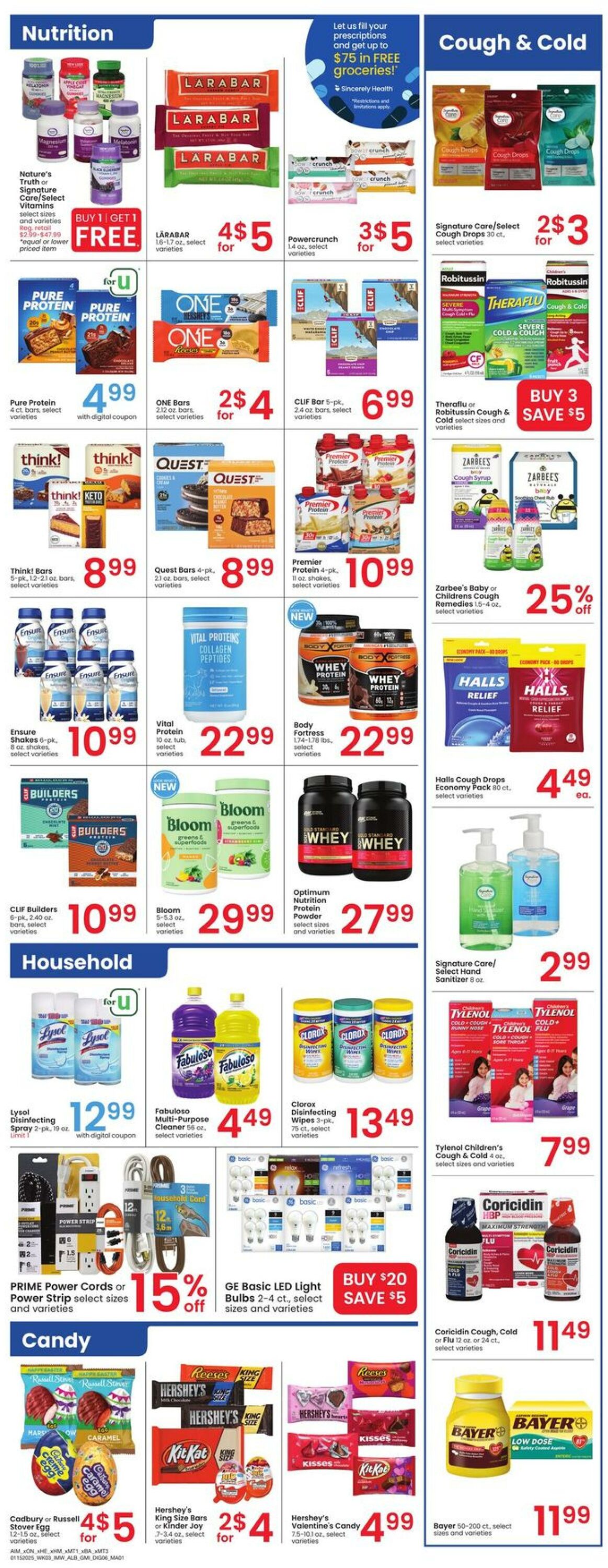 Weekly ad Albertsons 01/15/2025 - 01/21/2025