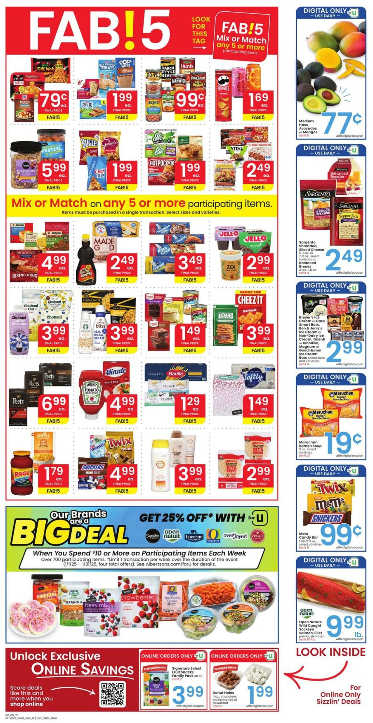 Weekly ad Albertsons 01/15/2025 - 01/21/2025