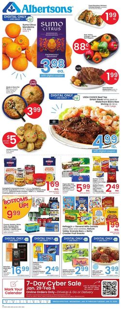 Weekly ad Albertsons 01/15/2025 - 01/21/2025