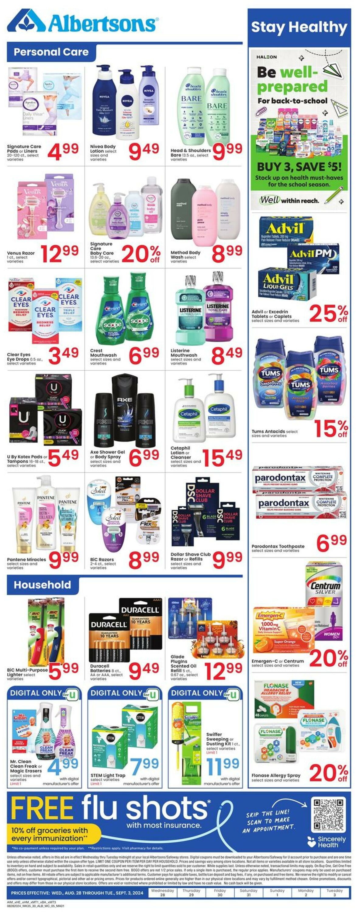 Weekly ad Albertsons 08/28/2024 - 09/03/2024