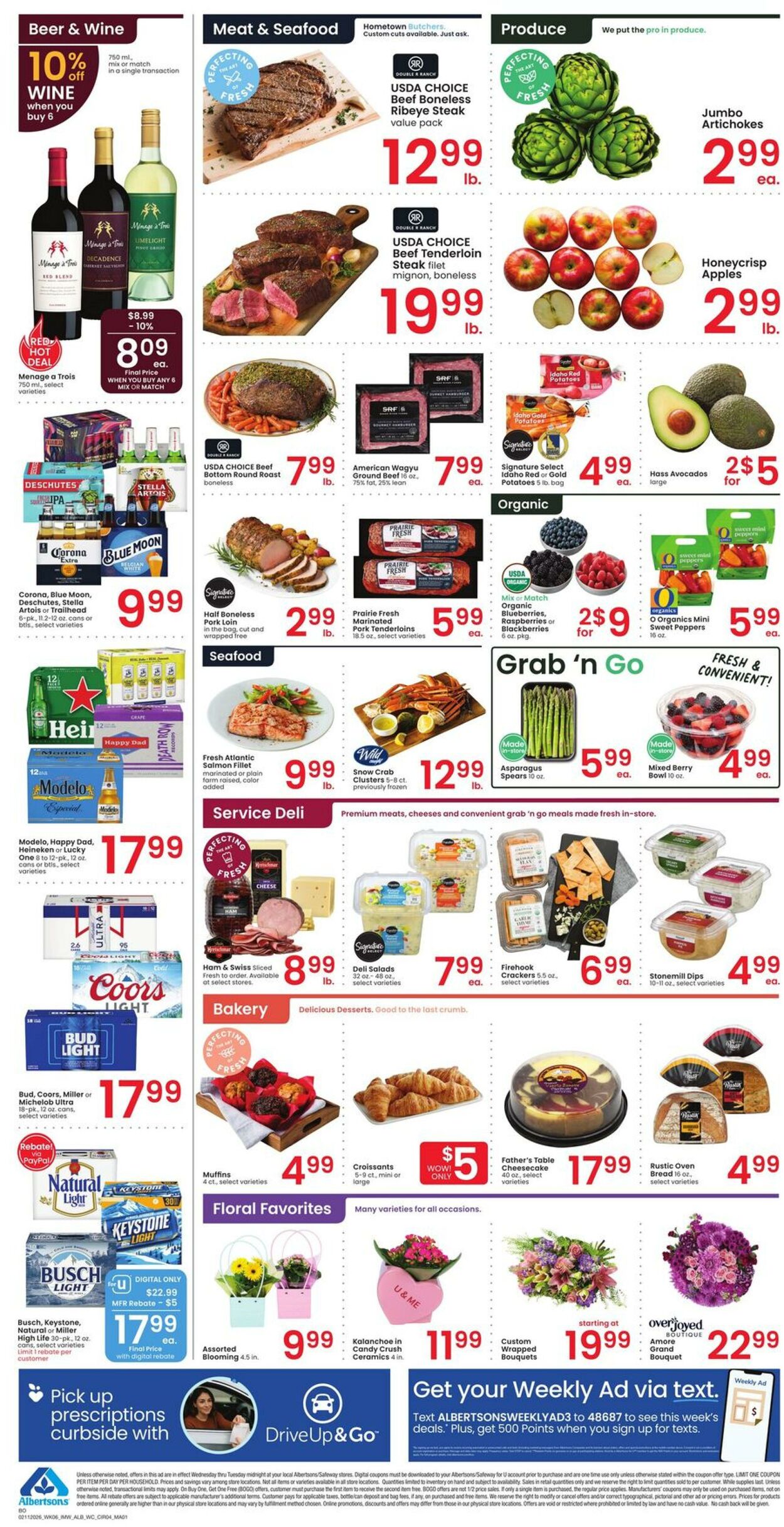 Weekly ad Albertsons 02/11/2026 - 02/17/2026