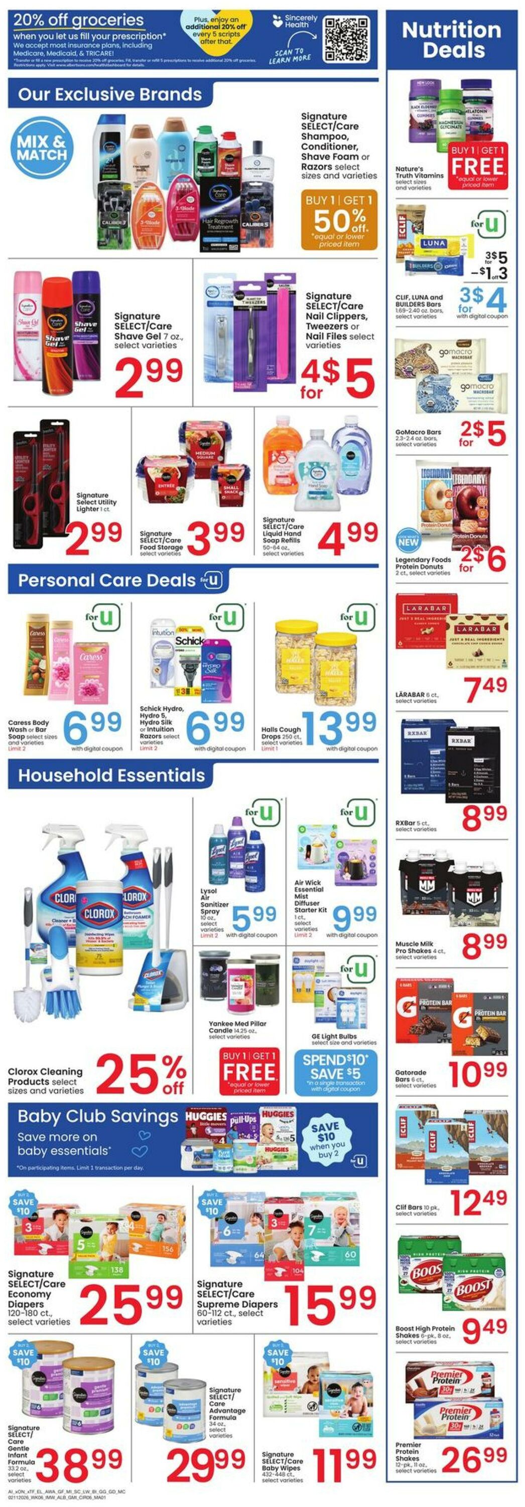 Weekly ad Albertsons 02/11/2026 - 02/17/2026