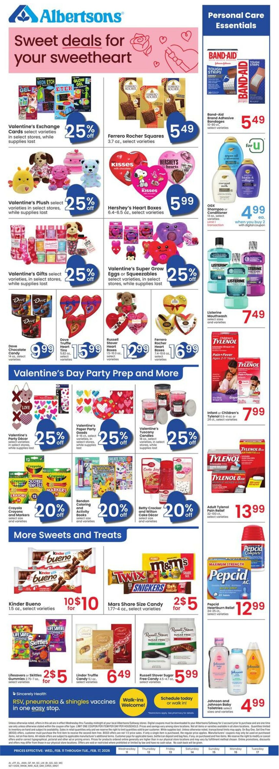 Weekly ad Albertsons 02/11/2026 - 02/17/2026
