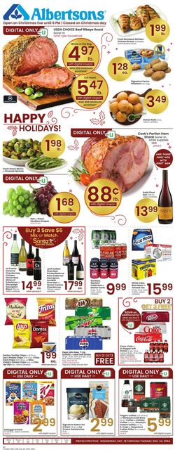 Weekly ad Albertsons 12/18/2024 - 12/24/2024