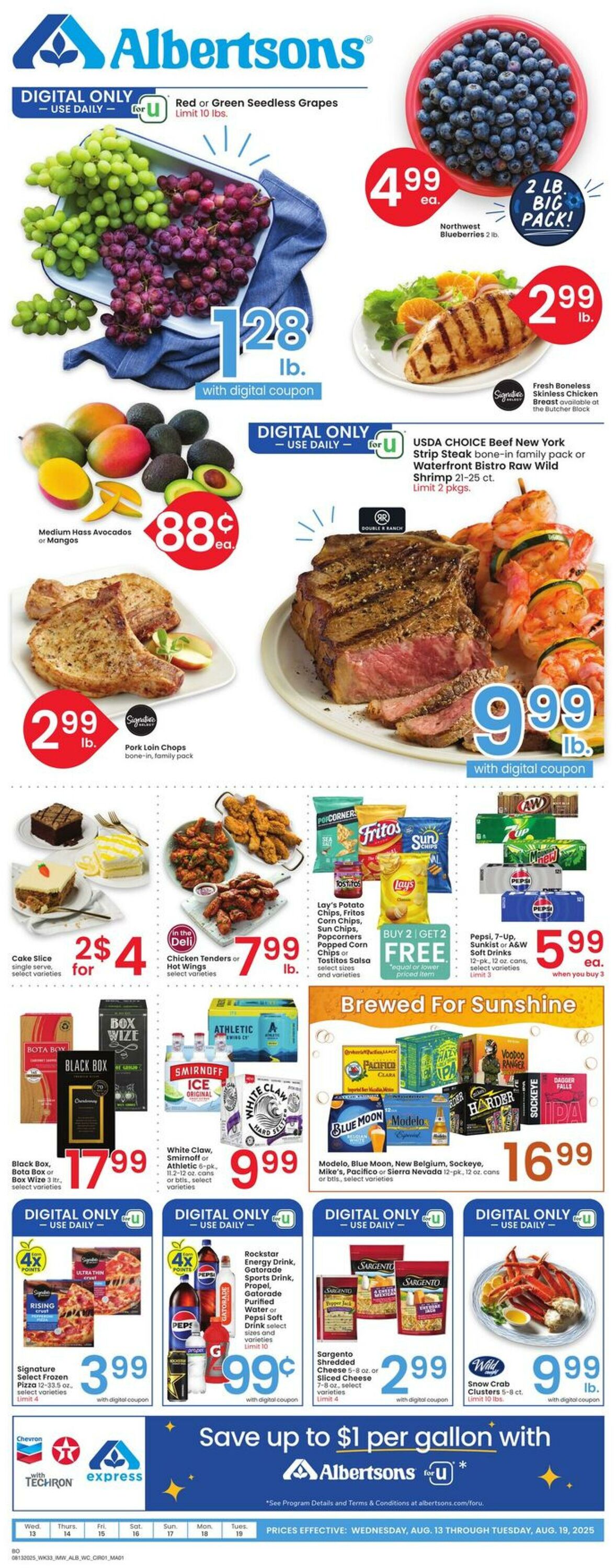Weekly ad Albertsons 08/13/2025 - 08/19/2025