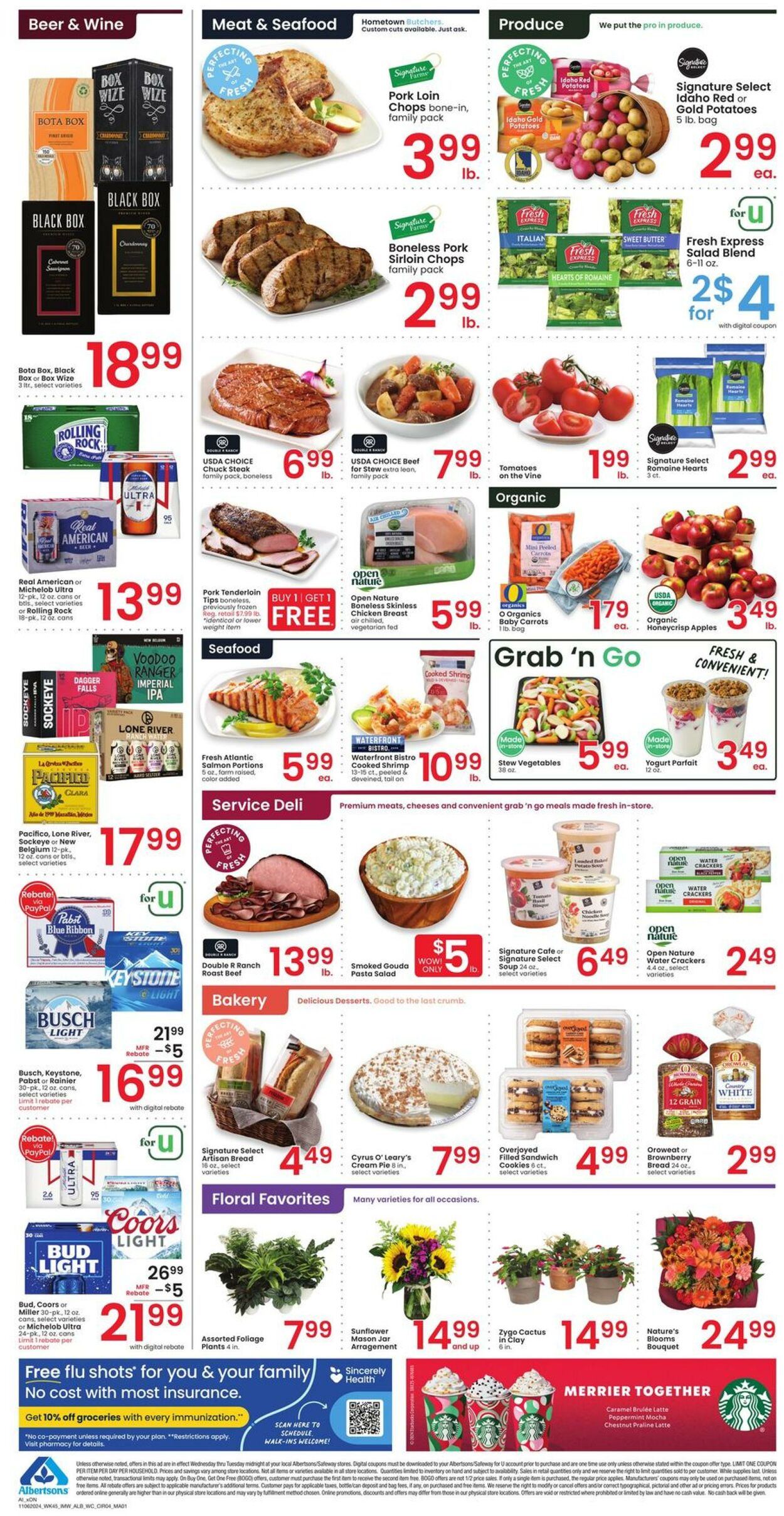 Weekly ad Albertsons 11/06/2024 - 11/12/2024