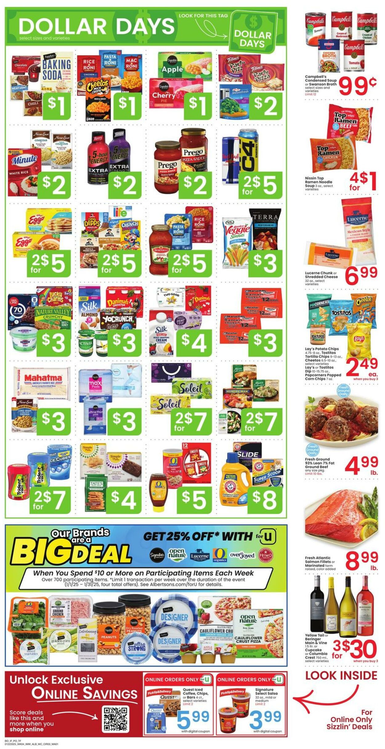 Weekly ad Albertsons 01/22/2025 - 01/28/2025